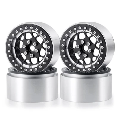 4x 2.2" Beadlock Wheel Hub for 1:10 RC Crawler Axial SCX10 Wraith TRX4 RC4WD D90 - Image 1 of 4