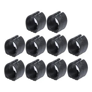 10 Pcs Breuer Pipe Floor Prong Round U-Shape Plastic Caps 20mm Dia - Picture 1 of 8