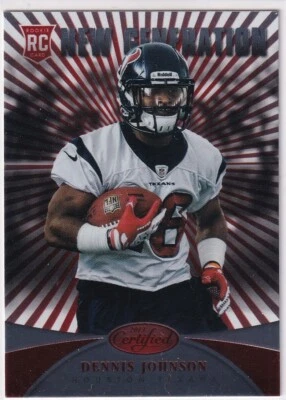 DENNIS JOHNSON 2013 Panini Certified Platinum Red #257 RC Texans - Image 1 of 2