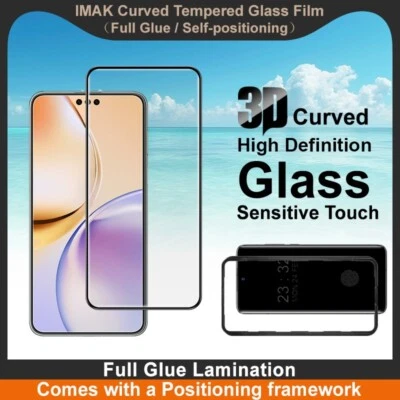 Película de pantalla de vidrio templado de cubierta completa IMAK 3D + herramienta para Huawei Mate 70 60 Pro + RS  Foto 1 de 4