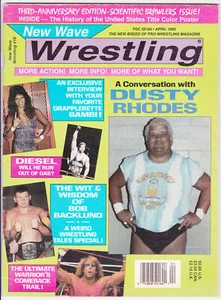 New Wave Wrestling April 1995 Dusty Rhodes Diesel Bambi Bob Backlund WWF WCW 90s - Picture 1 of 10