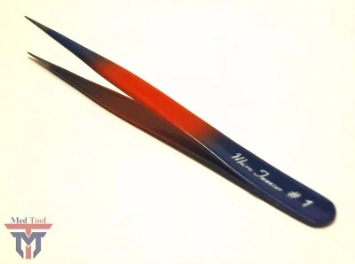 PROFESSIONAL HIGH QUALITY MICRO FINE POINT TWEEZERS NEW - Image 1 of 2