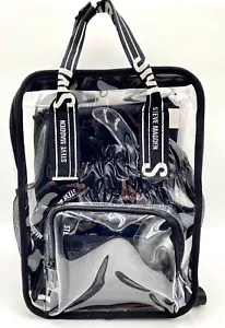 Rare Steve Madden Nostalgic Clear Backpack 4 Piece Gift Set Brand New With Tags - Picture 1 of 10