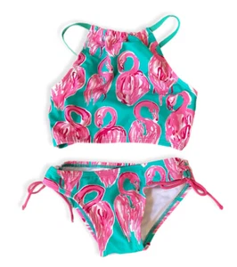 Kanu Surf Little Girls' Pink Flamingo 2-Piece Swim Suit, MultiColor, Size 3T - Picture 1 of 4