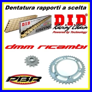 Kit Trasmissione DUCATI MULTISTRADA 1158 V4 PIKES PEAK 2022 catena PBR DID ZVMX2 - Foto 1 di 1