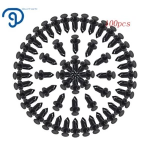 Juego de 100 clips de retención aptos para Honda 8 mm pasador protector contra salpicaduras panel de carrocería - Imagen 1 de 5