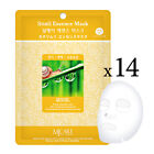 14pcs Korean Snail Essence Facial Mask Sheet, Moisture Face Mask Pack Skin Care