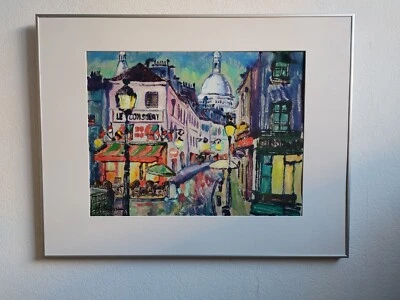 Gemälde "Montmartre ", Öl auf Karton, Alla Sarkissian - Bild 1 von 3