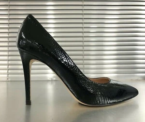 MORI MADE IN ITALY SEXY HIGH HEELS PUMPS SCHUHE SHOES LEATHER NERO BLACK 37-41 - Imagen 1 de 11