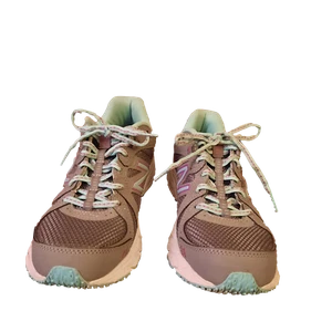 New Balance Size 8 B Womens 402 Trail Running Shoes Gray/Teal WE402GA1 - Picture 1 of 12