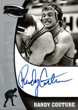 2009 Press Pass Fusion Autographs Silver #SSRC Randy Couture Auto - NM-MT