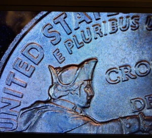 2021-P Washington Crossing The Delaware Quarter | Mint Error | "Crown" Die Chip - Picture 1 of 3