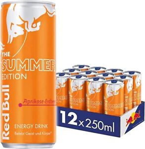Red Bull Energy Drink Summer Edition Aprikose-Erdbeere 12 x 0,25L - incl. 3 € Pf