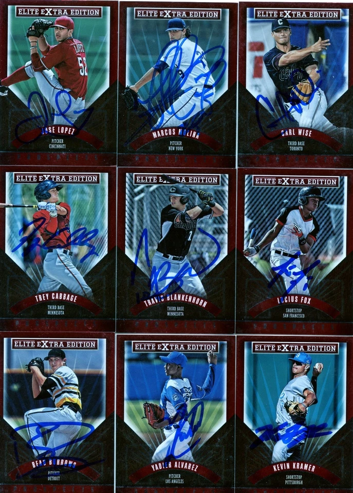 MARCOS MOLINA SIGNED 2015 ELITE EXTRA EDITION ROOKIE CARD AUTO - Image 1 of 1