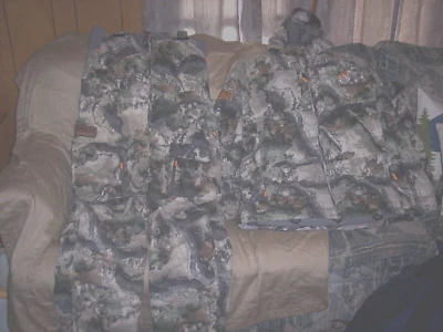 Large Tall Camo Parka & Bib Overalls Insulated Scentlok Quiet Waterproof $720 - Image 1 of 4