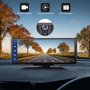 Double Din Car Stereo 10 Inch Full HD Touch Screen Wireless Bluetooth AUTOLIZER - Picture 1 of 8