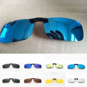 Polarized Clip On Sunglasses Driving Day Night Lens Men Women For Myopia Glasses - Imagen 1 de 28