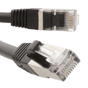 Outdoor External CAT6A Copper SSTP Network Cable 10 Gigabit Ethernet Patch 3m