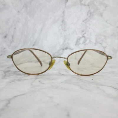 Marchon Tres Jolie 36 Anteojos Cachemira Marrón Ovalado Borde Completo Monturas 51-18-135 Foto 1 de 4