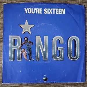 Beatles Ringo Starr You're Sixteen / Devil Woman 7" 45 RPM Apple 1870 (1983) - Foto 1 di 4