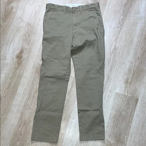 Crewcuts Slim Adjustable Waist Beige Tan Khaki Trousers pants size 12 - Picture 1 of 6