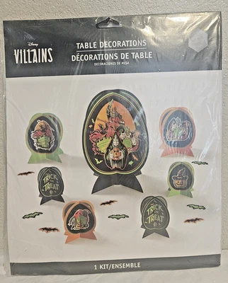 Disney Villains Halloween Party Table Decorations Kit NIP - Image 1 of 2