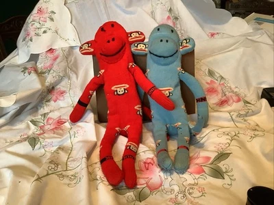 Paul Frank *Sock Monkeys Blue and Red vintage  - Image 1 of 4