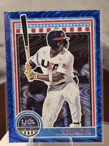 RJ Austin Jr USA Stars And Stripes Swirl /125 - Picture 1 of 3