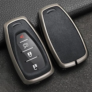 Leather Key Case Fob Protector Cover For Chevrolet Cruze Malibu Equinox Volt - Picture 1 of 7
