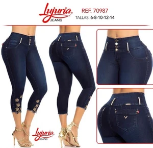 LUJURIA CAPRIS COLOMBIANOS COLOMBIAN PUSH UP LEVANTA COLA TALLA 8 - Picture 1 of 1