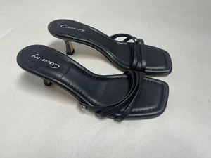 Circus by Sam Edelman Shoes Womens Size 6.5M Black Cecily Heels Strappy Sandals - Picture 1 of 8