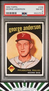 1959 Topps #338 George Anderson PSA 8 - Bild 1 von 2