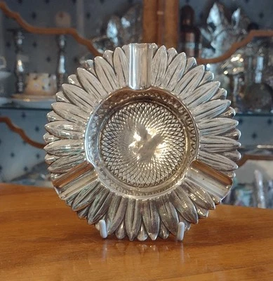 Posacenere Girasole Art Nouveau Christofle Francia c1920 - Immagine 1 di 4