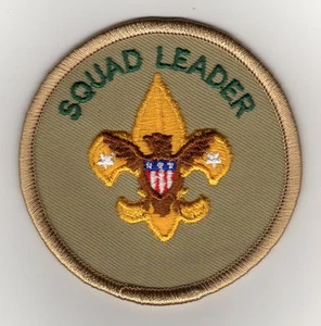 Squad Leader Position Patch (Varsity 1989), Plastic over Gauze Backing, Mint! - Picture 1 of 1