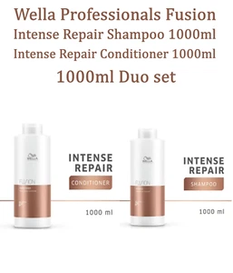 (2 Pack) Wella Fusion Intense Repair Shampoo and Conditioner Duo, 33.8 oz - Picture 1 of 4
