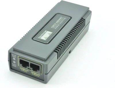 Cisco Aironet Power Injector AIR-PWRINJ3 PoE Power Over Ethernet Adapter Foto 1 de 4