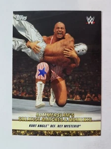 2019 Topps WWE SummerSlam Greatest Matches & Moments #GM-22 KURT ANGLE - Picture 1 of 2