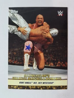 2019 Topps WWE SummerSlam Greatest Matches & Moments #GM-22 KURT ANGLE - Image 1 of 2