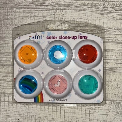 NEW 6 Pck Colored Close-Up Lens Filters Fujifilm Instax Mini Camera Photography - Image 1 of 2