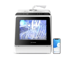 ๐ฅ Portable Dishwasher Countertop Compact w 5 L Built-in Water Tank 5 Modes NEW - Picture 1 of 15