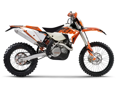 Kit Grafiche Adesive + Coprisella KTM 250 EXC-F 2008-2011 / 250 SX 2007-2010 Foto 1 de 3