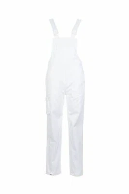 Planam Food Damen Latzhose, Hygienekleidung, Lebensmittelindustrie, Arbeitshose