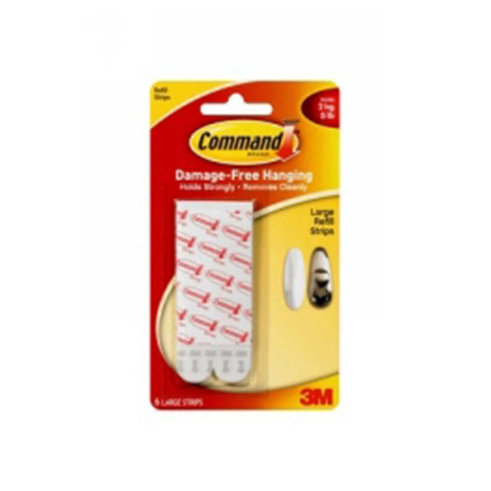 Command Large Mounting Strip Holds Strongly Removes Cleanly No Marks Pack of 6 Foto 1 de 1