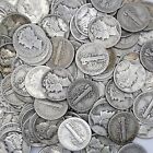 Lot Of 5 Mercury Dimes 90% Silver Coins, Choose How Many Lots Of 5