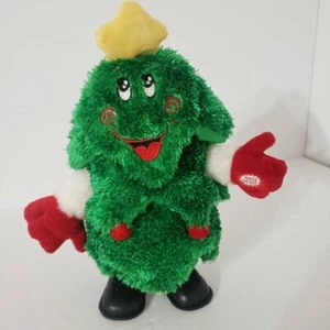 Weihnachtsbaum Lächeln Gesicht Hartschale 11" Dan Dee Stofftier Weihnachtsbaum Aufstehen - Bild 1 von 7