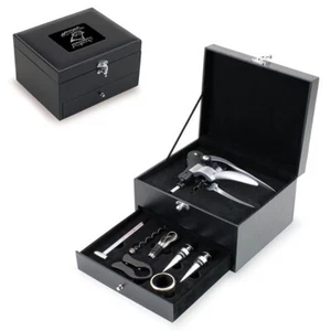 NIB NFL Carolina Panthers Cabernet 8-piece Boxed Wine Set *Officially Licensed* - Picture 1 of 2