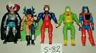 #1980s LOT OF 4" DUNGEONS & DRAGONS, SUPERHERO, VISIONARIES ACTION FIGS LOT#S-82