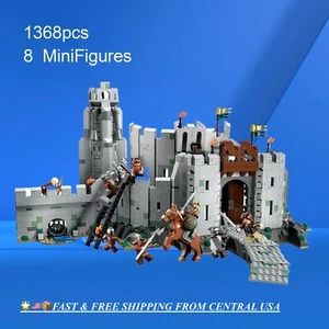 NEW USA LOTR Hobbit Helms Deep 9474 1368PC Building Block Set Toy W/Figures - Picture 1 of 7