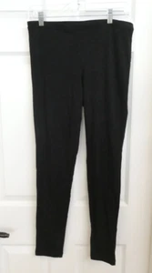 Hue Black SZ XL Pull On Soft Cotton Blend Capri Leggings U14635 NWOT - Picture 1 of 4