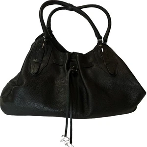 Rioni Moda Italia Cartera HOBO Bolso Cartera Negro  - Imagen 1 de 10
